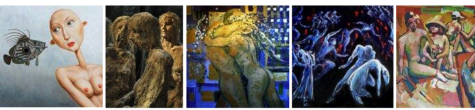 Néo-figuratif, Figurations plus ou moins allégoriques (« Trans Avant Garde », « Bad Painting », …)